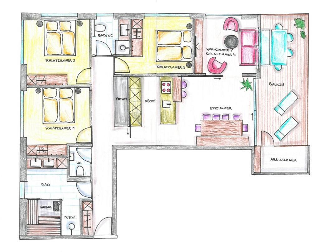 Verwall Apartment Arlberg - Mit Sauna, Balkon Und Skiraum Wald am Arlberg Exterior foto